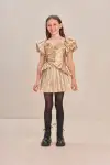 KIDS CHARLIQUE DRESS - GOLD(GOLD,2 YEARS)