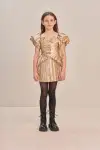 KIDS CHARLIQUE DRESS - GOLD(GOLD,2 YEARS)