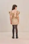 KIDS CHARLIQUE DRESS - GOLD(GOLD,2 YEARS)