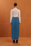 MIA JEAN SKIRT - INDIGO(INDIGO,23)