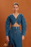 ALESSANDRA JEAN TOP - INDIGO