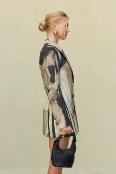 DANIELLA BLAZER DRESS - PORTRAIT MULTI(PORTRAIT MULTI,00)