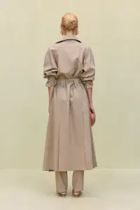 BRIGITA COAT - BEIGE(BEIGE,XXS)