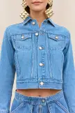JAMILA JACKET - MEDIUM STONE WASH