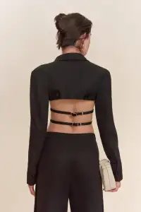 ISSA JACKET - BLACK(BLACK,XXS)