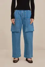 TOPANGA JEAN - MEDIUM STONE WASH(MED. STONE WASH,23)