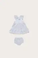 BABY AUBREE DRESS & BLOOMER - COASTAL FLORAL PRINT
