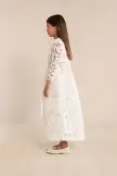 KIDS ISLA DRESS & JACKET - OFF WHITE(OFF WHITE,2 YEARS)