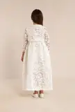 KIDS ISLA DRESS & JACKET - OFF WHITE(OFF WHITE,2 YEARS)