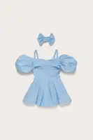 KIDS LISSETT DRESS - COASTAL