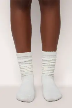 Slouchy Socks(CREAM,XS/S)