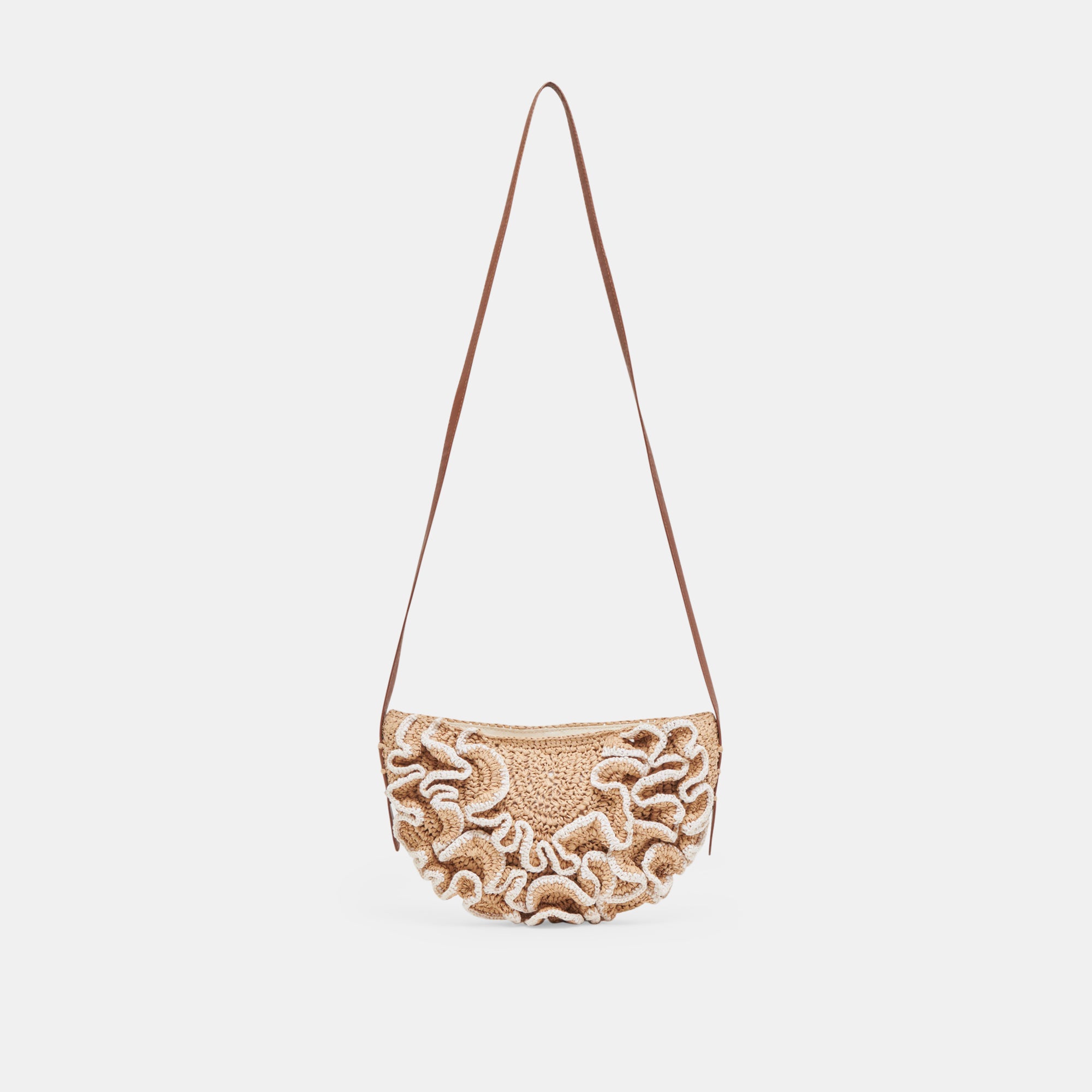 ATRANI CROSSBODY NATURAL RAFFIA