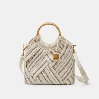 ELSIE HANDBAG IVORY WOVEN