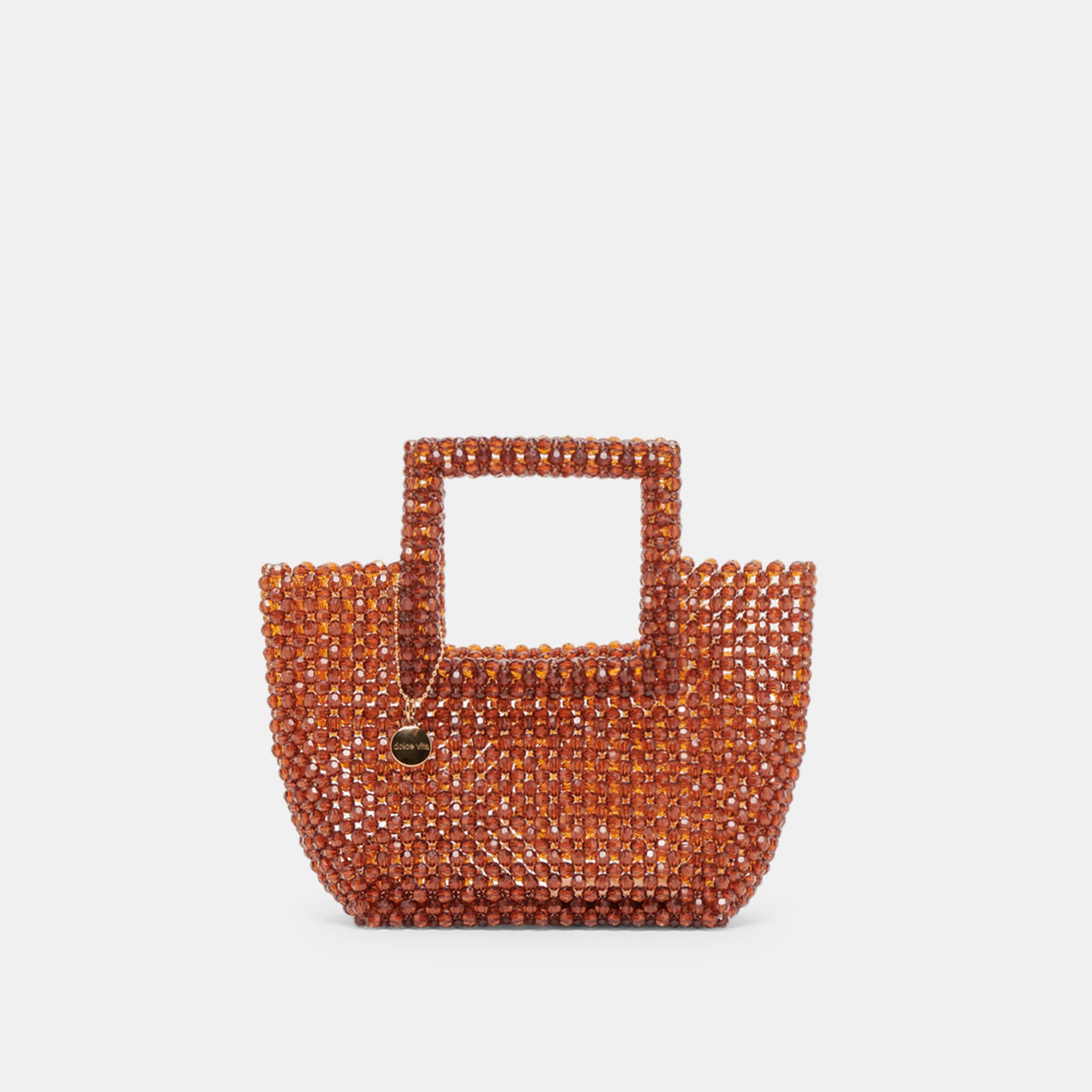 MAREL HANDBAG AMBER BEADED