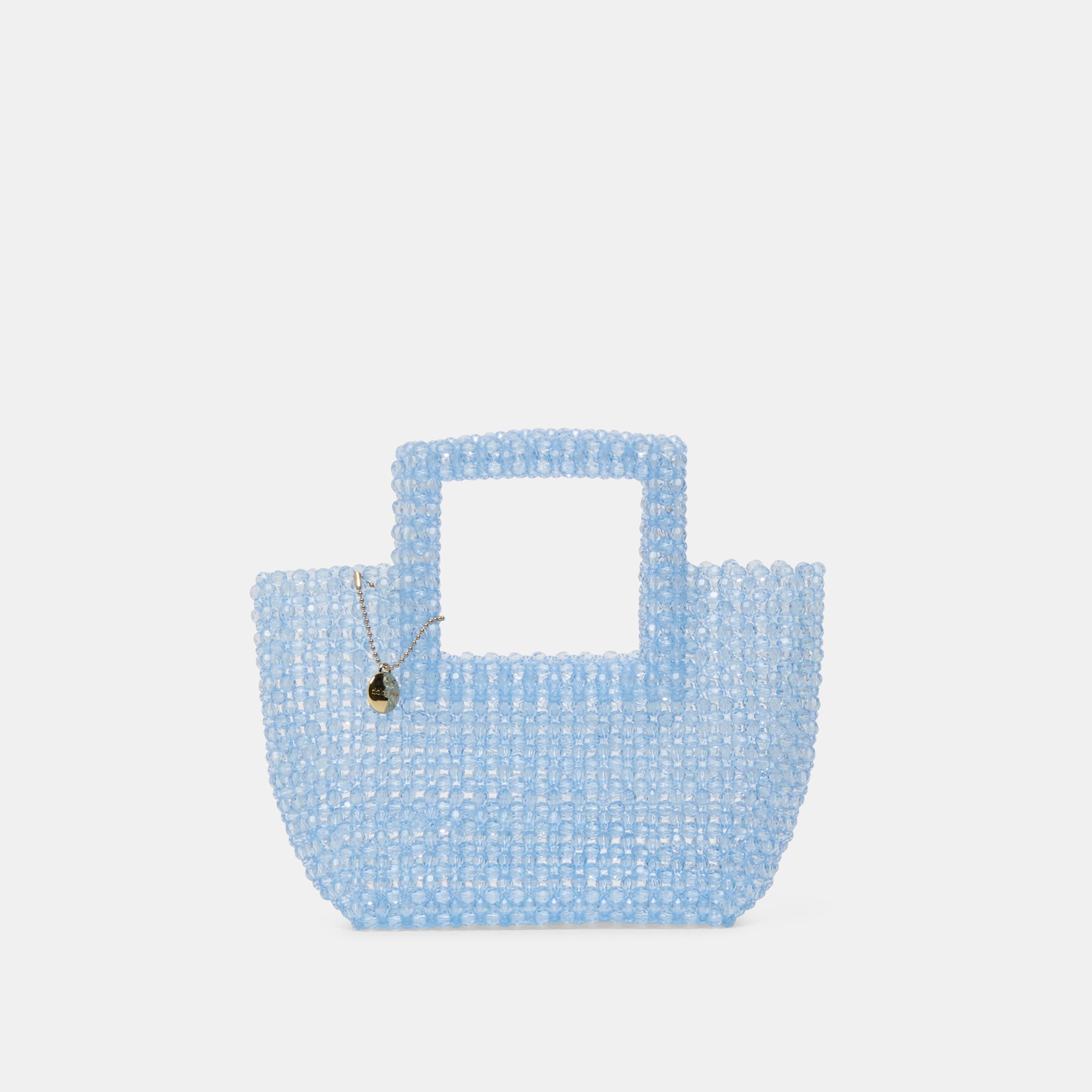 MAREL HANDBAG BLUE BEADED