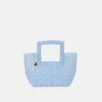 MAREL HANDBAG BLUE BEADED