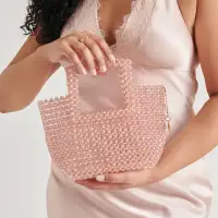 MAREL HANDBAG CHAMPAGNE BEADED