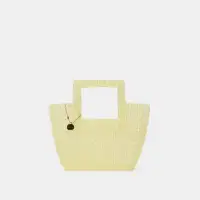 MAREL HANDBAG LIME BEADED