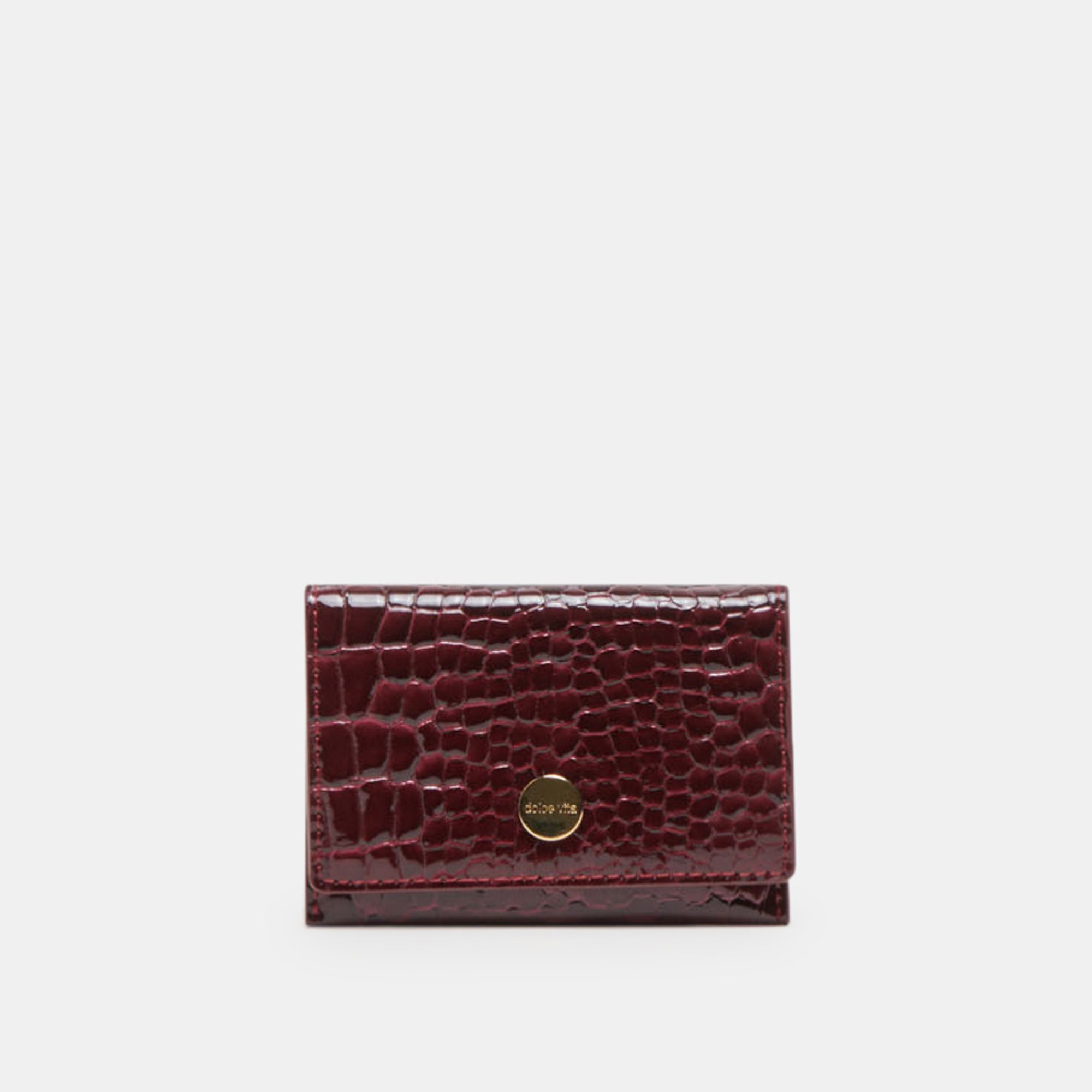 MINNIE WALLET WINE CROCO STELLA