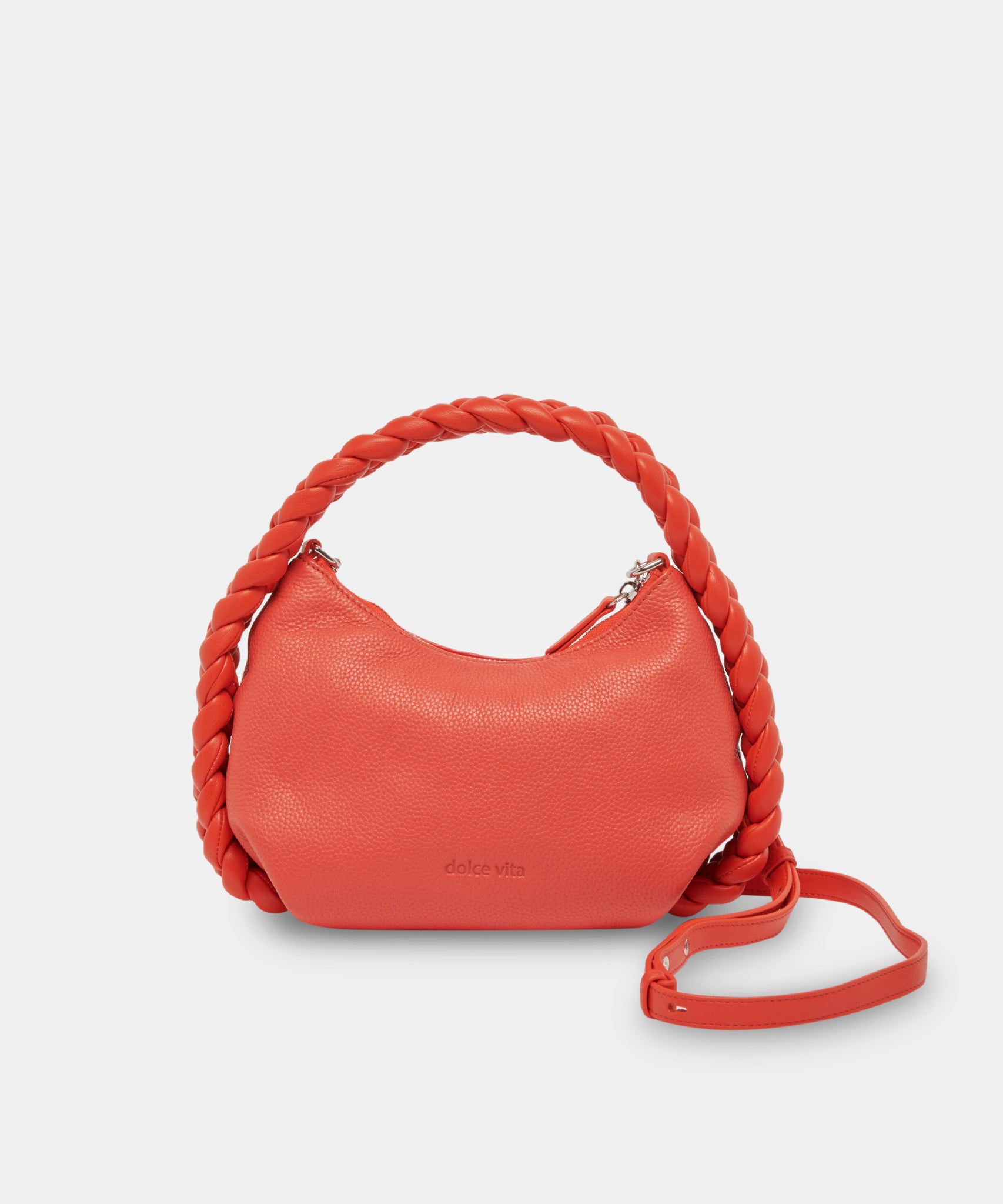 PIPPA CROSSBODY PERSIMMON SOFT PEBBLE LEATHER