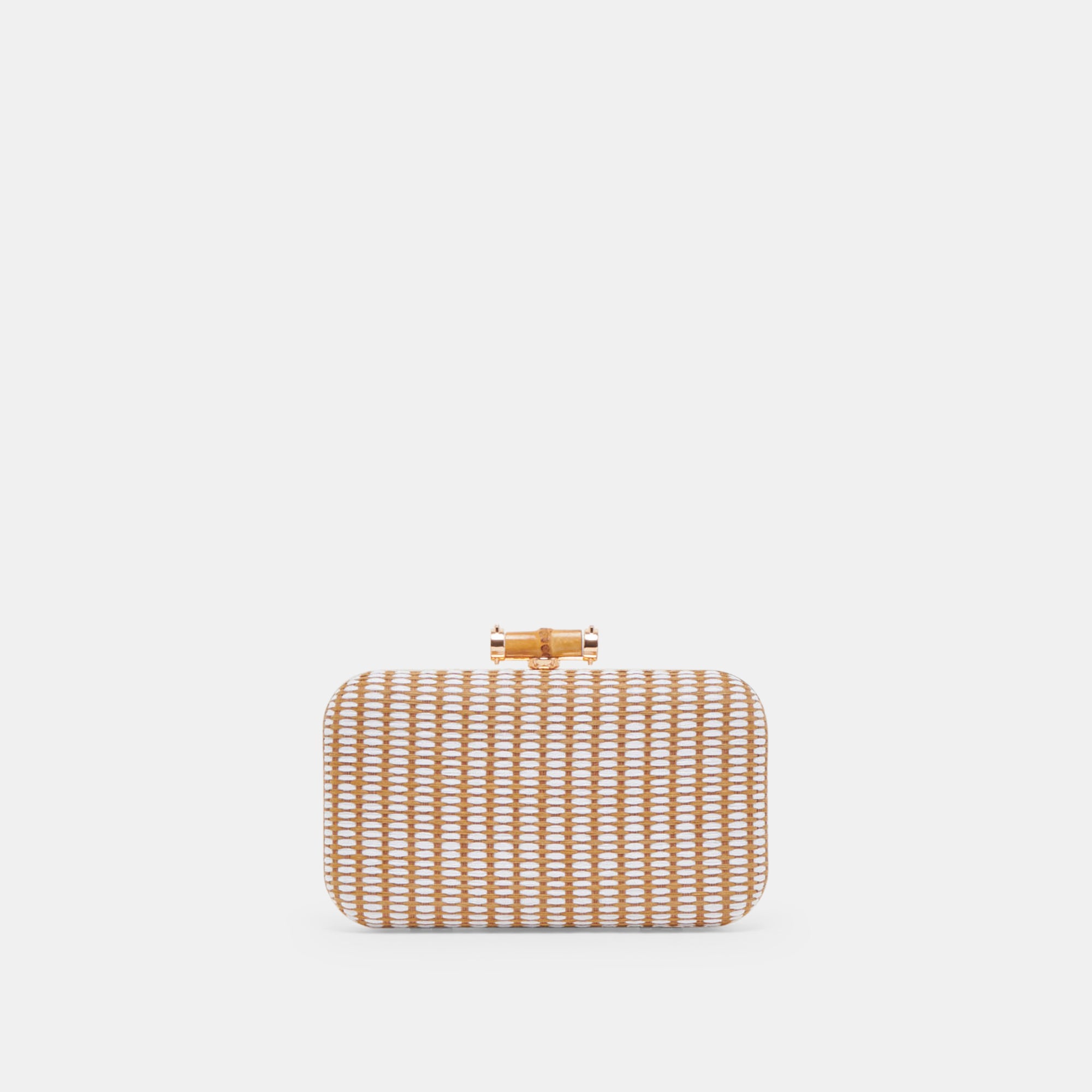 SYMI CLUTCH NATURAL RAFFIA
