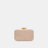 SYMI CLUTCH NATURAL RAFFIA