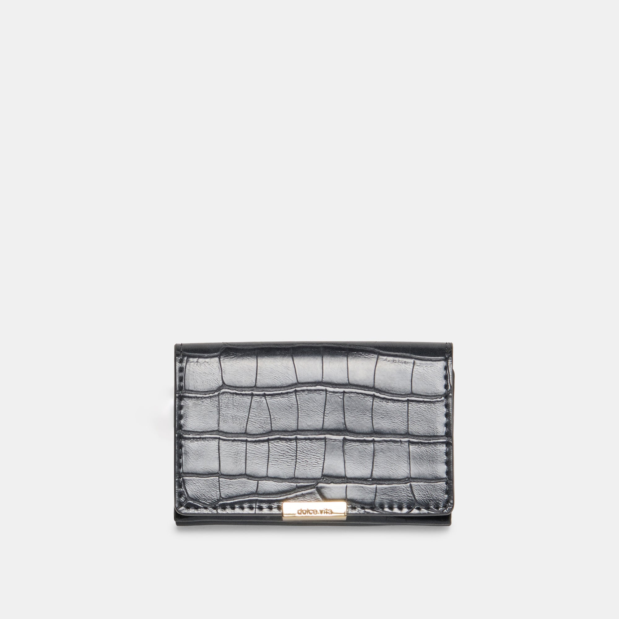 MINI-ME WALLET GREY CROCO STELLA