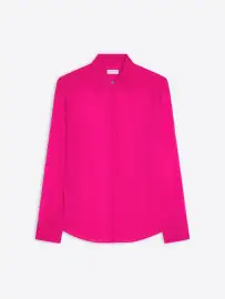 Fitted silk shirt