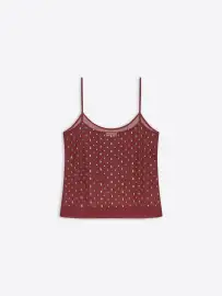 Embellished tank top