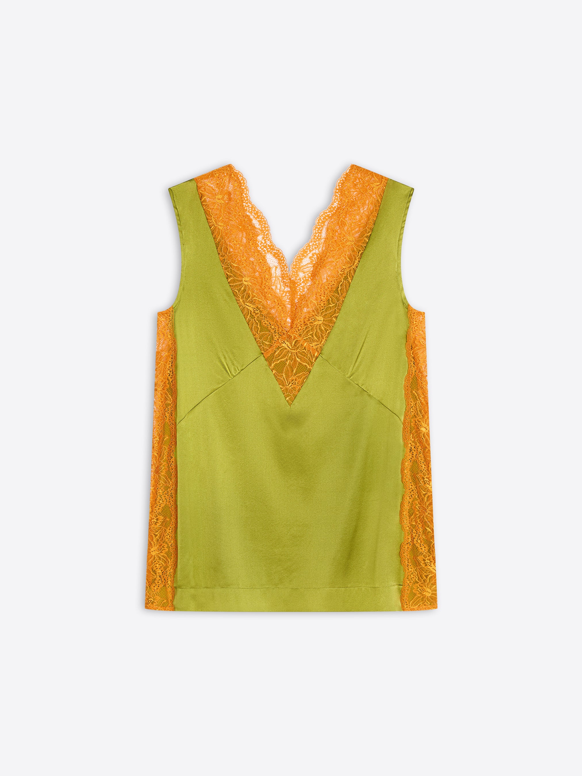 Silk lace top