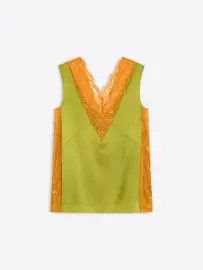 Silk lace top