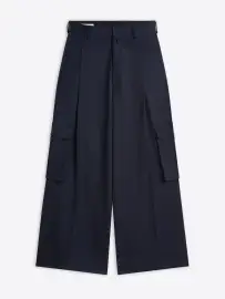 Wide pleated pants