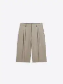 Tailored wool shorts