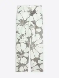 Hand printed pants