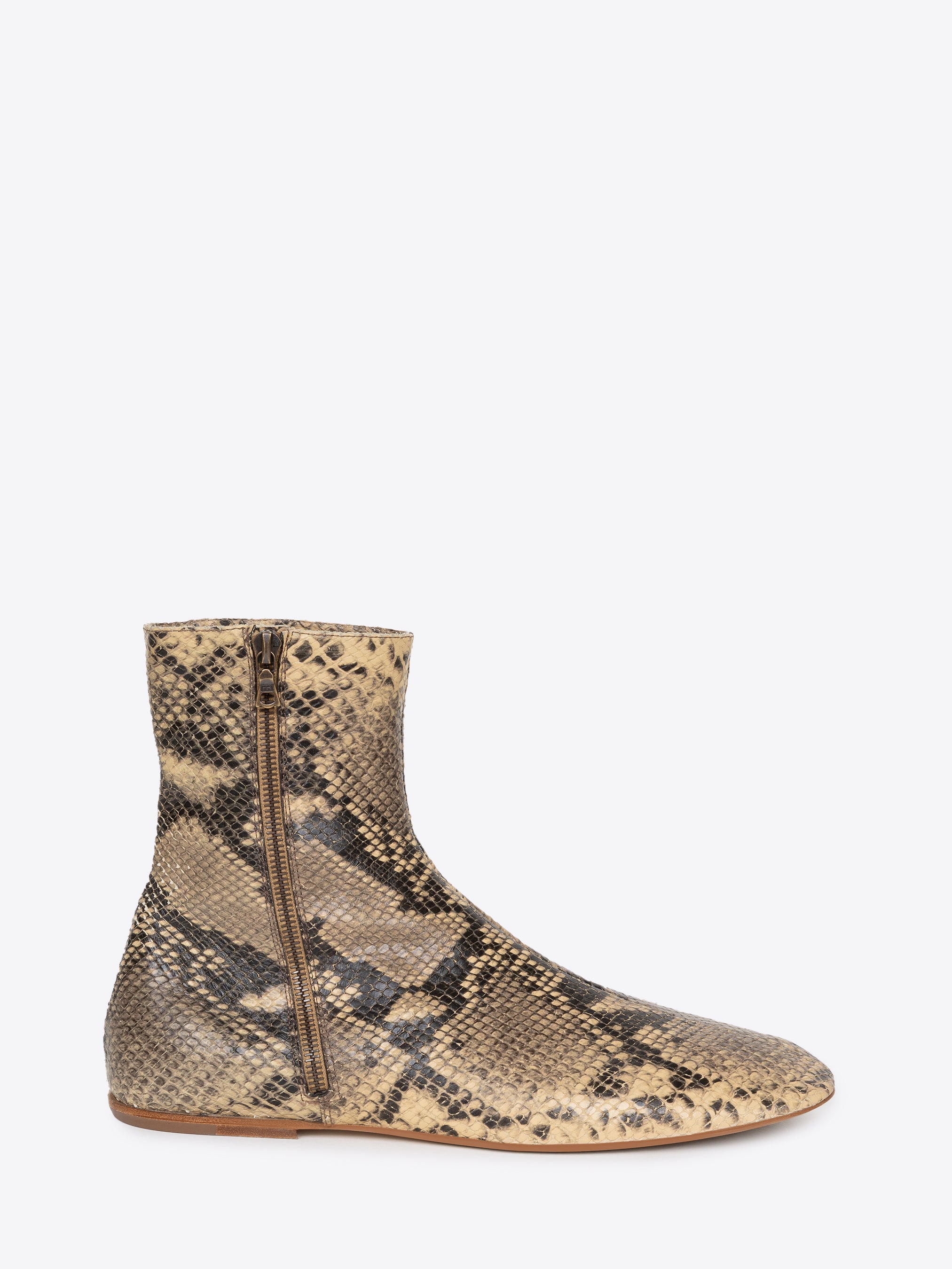 Leather sock boots