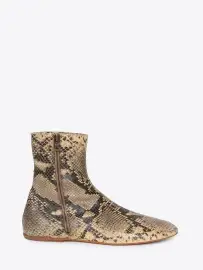 Leather sock boots