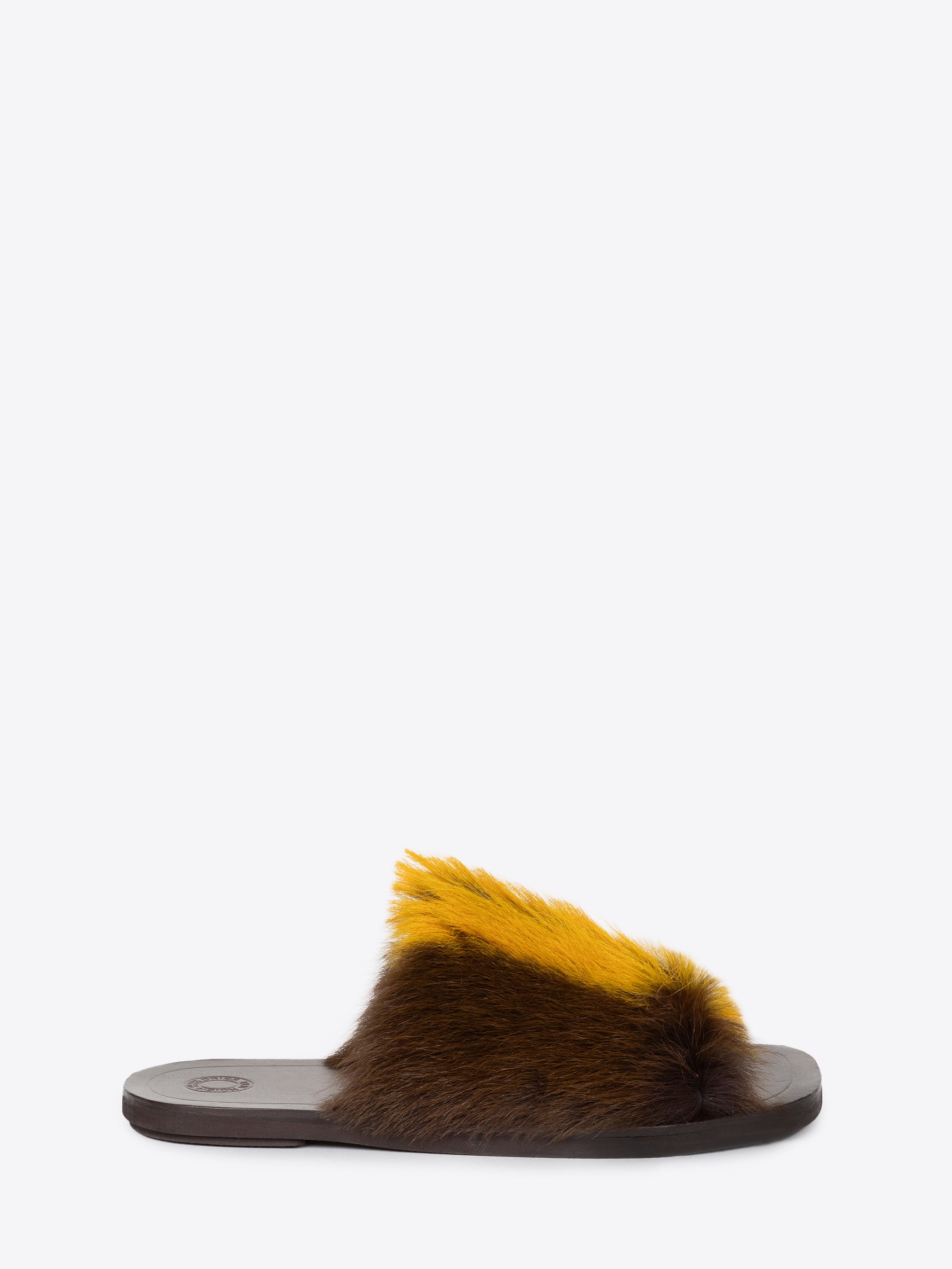 Leather slides