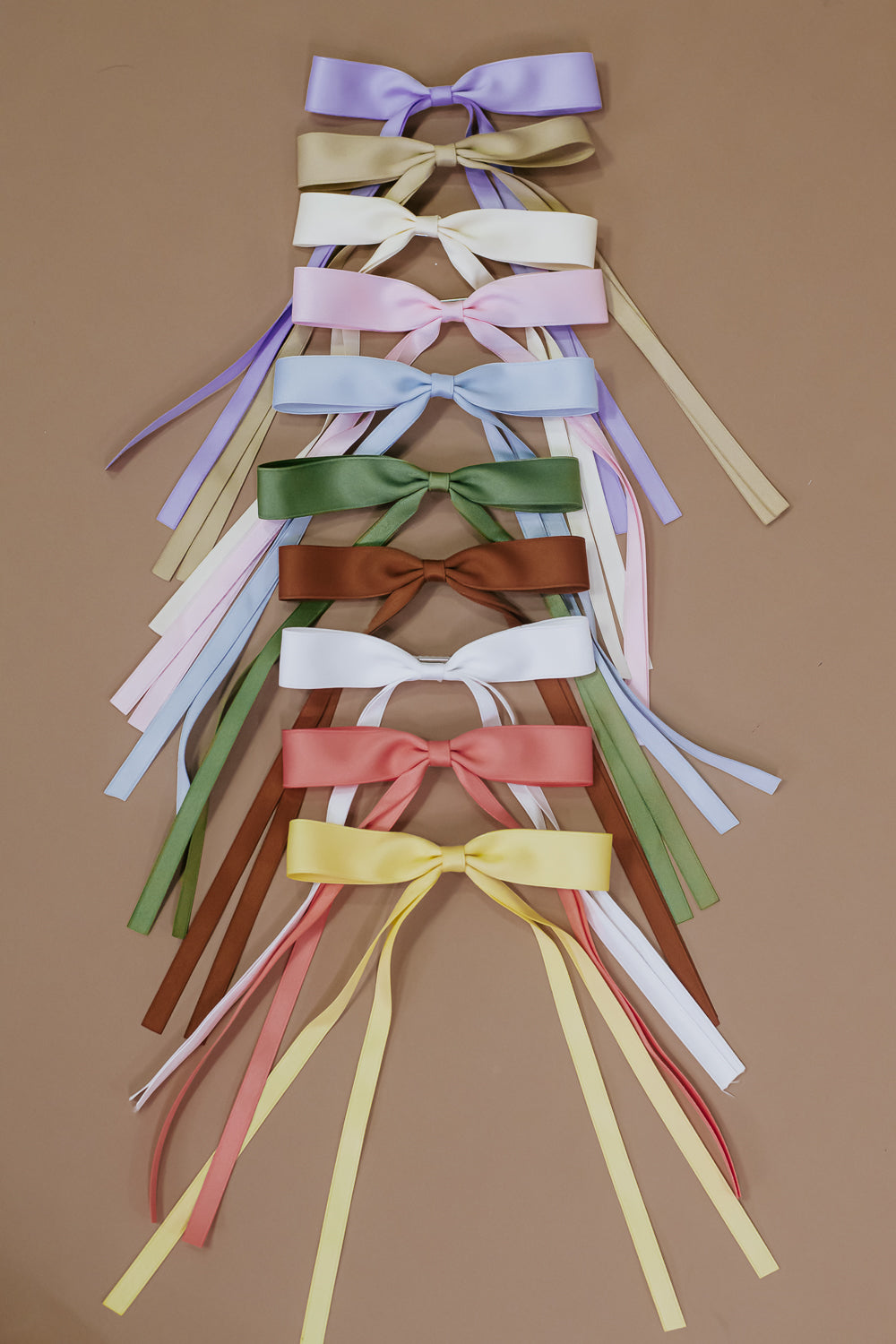 Dainty Bow Clip, Yellow