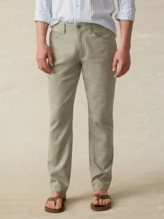 Movement™ Linen 5-Pocket Pant - Sage Cliff