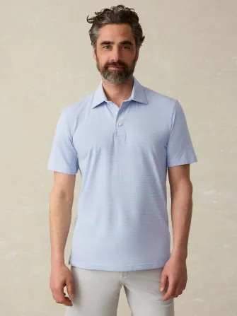 Short Sleeve Movement Polo Shirt - Vista View Stripe