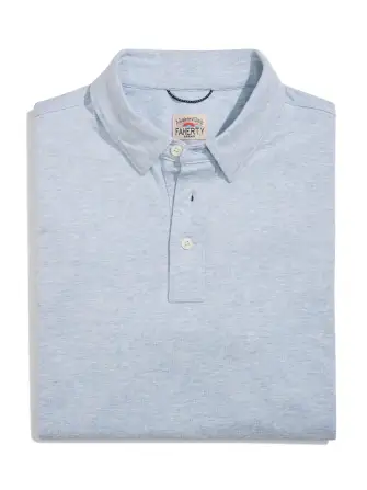 Movement™ Short-Sleeve Polo Shirt - Cardiff Blue Heather
