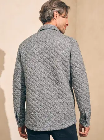 Epic Quilted Fleece CPO (Tall) - Carbon Melange(Carbon Melange,MT)