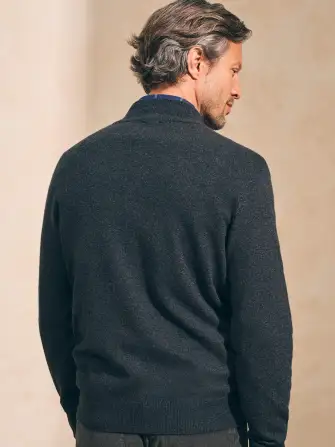 Mountain Quarter Zip Sweater (Tall) - Ash Heather(Ash Heather,MT)