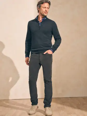 Mountain Quarter Zip Sweater (Tall) - Ash Heather(Ash Heather,MT)