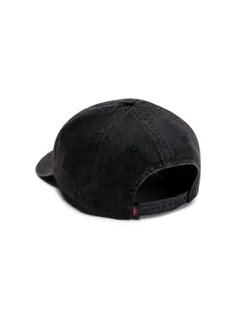 Denim Baseball Hat - Washed Black(Washed Black,OS)