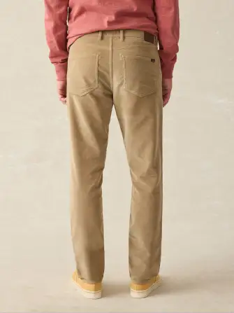 Stretch Terry Corduroy 5-Pocket Pant - Barley(Barley,30)