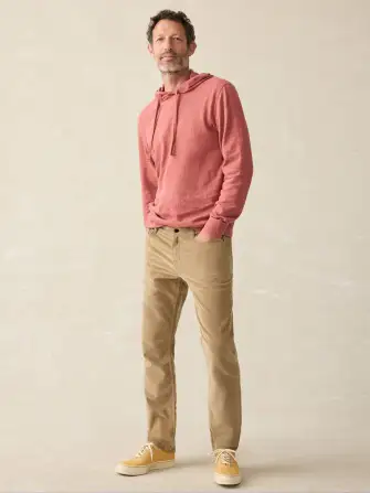Stretch Terry Corduroy 5-Pocket Pant - Barley(Barley,30)
