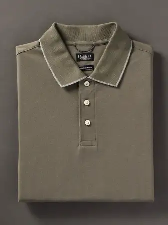 Movement™ Short-Sleeve Pique Polo Shirt - Olive Odyssey
