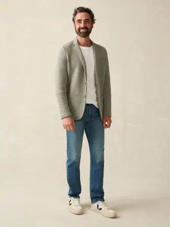 Inlet Knit Blazer (Tall) - Olive Brush Melange(Olive Brush Melange,MT)