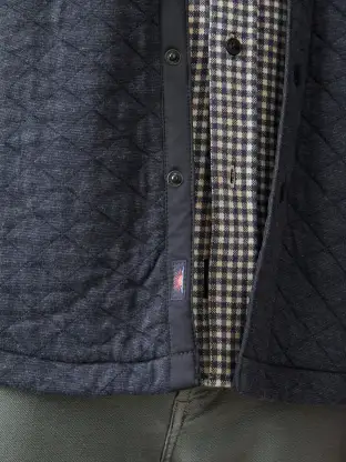Epic Quilted Fleece CPO - Navy Melange(Navy Melange,XS)
